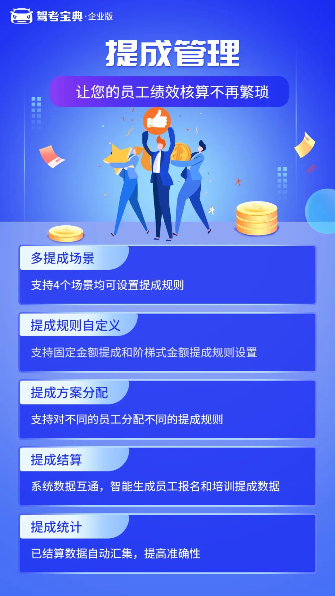 PaaS平台 | 精细化提成管理，满足驾校刚需